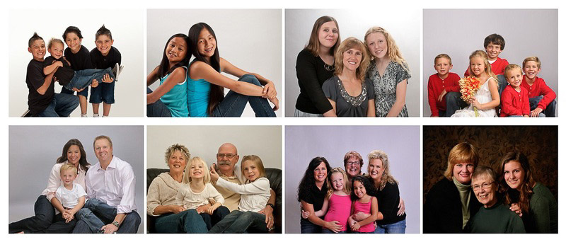 family portrait colors example