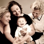 Family portrait, 4 generations of women