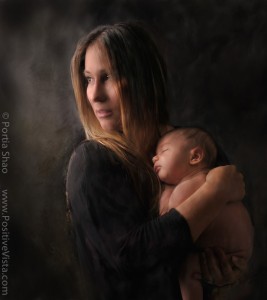 Family portrait and baby Photography by Positive Vista Photography & Art by Portia Shao